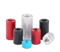 Galvanized and Passivated M4x10mm Aluminum Shoulder Type Knurled Thumb Screw with Hex Nut for Water Treatment Applications