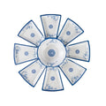 Hot Pot Restaurant Tableware Plate  Porcelain Melamine Banquet Round Table Platter Set Plate Combination Set Plastic