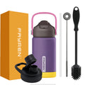 Portable Travel Sports Double Wall Insulated Vacuum Flask Drink Water Bottle