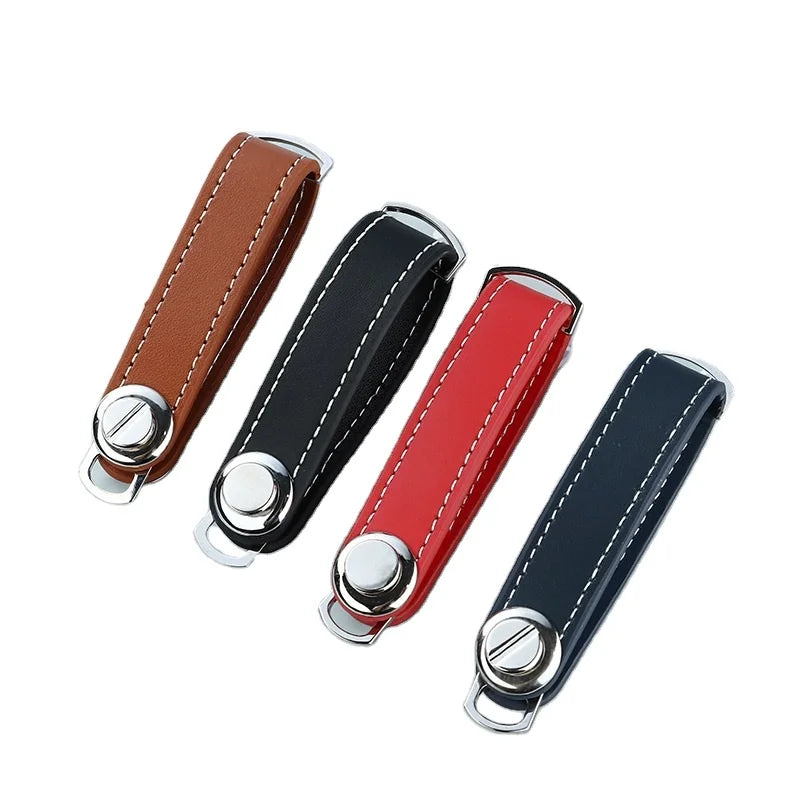 Creative Zinc Alloy Leather Key Chain Key Decoration Pendant Gift Container Key Chain