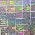 Factory Directly Custom Holographic Label Material Holographic Paper Vinyl Sticker