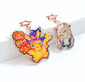 Plastic Personalized Epoxy Holographic Clear Charm Acrylic Custom Printed Transparent Hologram Keychain with Anime
