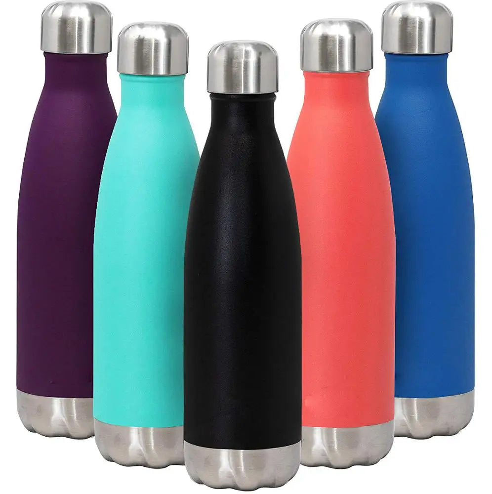 500ml Super Insulated Drinking Hot Water Thermos Reusable Stainless Steel Water Bottle Soft Coral Bpa Free Metal Water Bottle