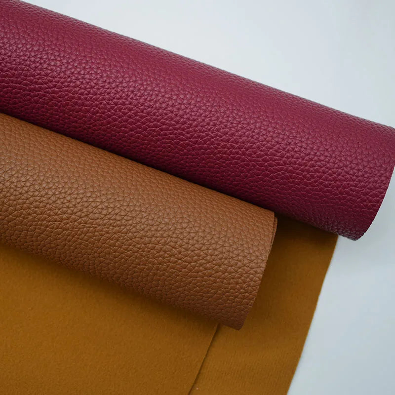 1.2mm Waterproof Embossed PU Leather Bags Summer Winter Stain Repellent Synthetic Leather Upholstery Luggage Mattresses Woven