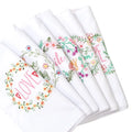 European Style Tea Towel Cloth Napkin Recyclable Embroidered Placemat Tea Towel Napkin Cotton Linen Dinner Napkins
