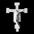 Custom Polyresin Statue Art Sculpture Model  Religious Wall Decoration White San Damiano Catholic Wall Cross Crucifix