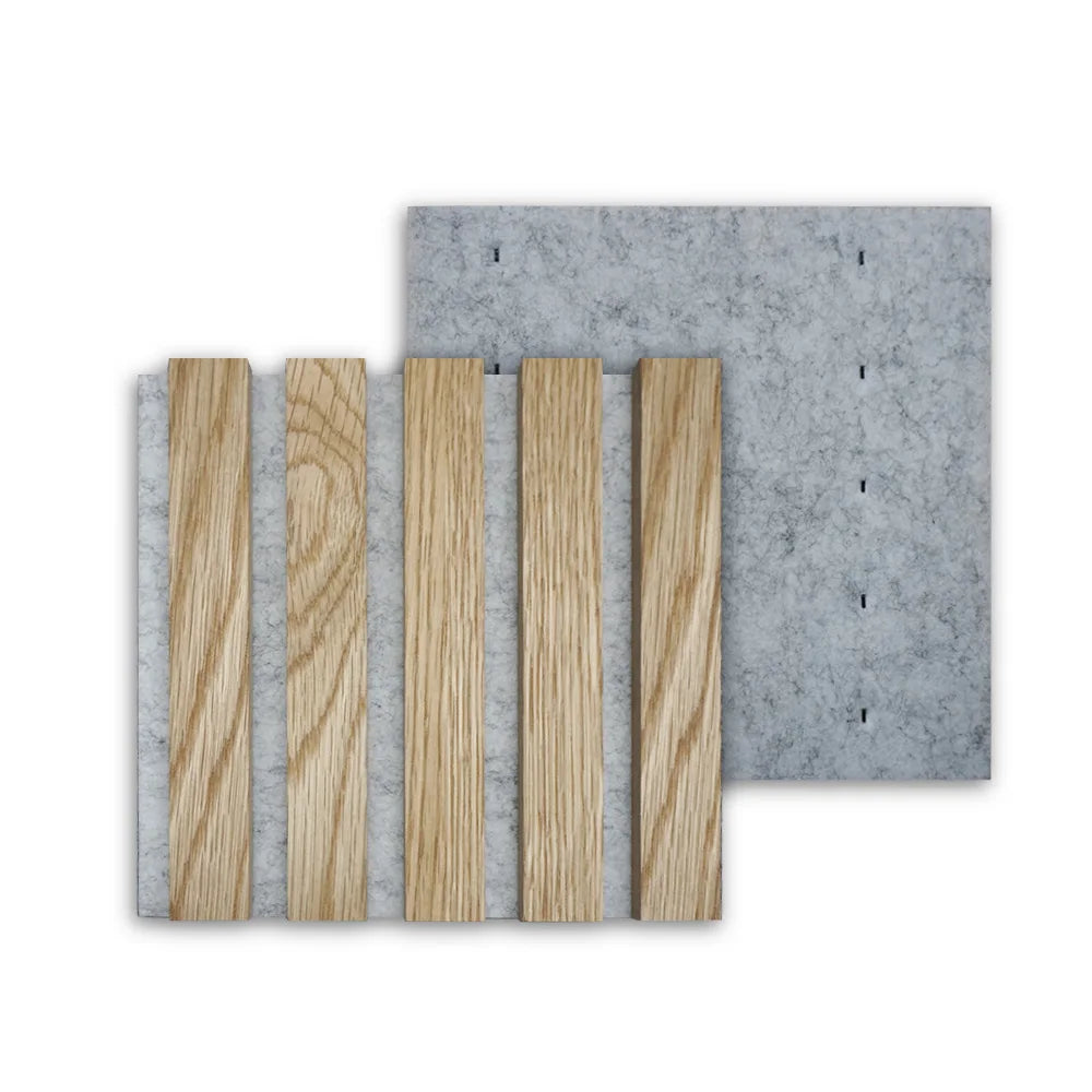 For Modern Custom MDF Soundproof Acoustic Panels with Veneer Finish Highly Effective Sound Absorption for Building Decoration