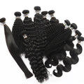 Cheap 100% Human Hair Extensions Bundles 18 20 22 24 Inch Bone Straight Human Hair Bundles Wholesale Bulk Remy Hair Bundles