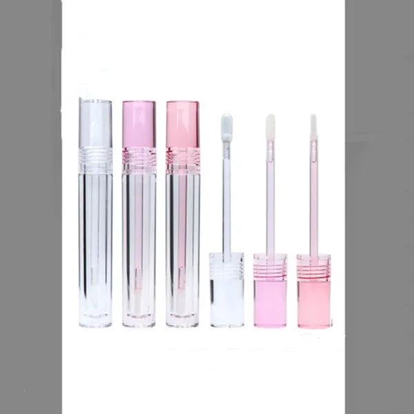 Custom 5ml Ice Cream Refillable Packaging Lip Gloss Bottle Containers Lip Gloss Private Label Lipgloss Tube With Brush Wands
