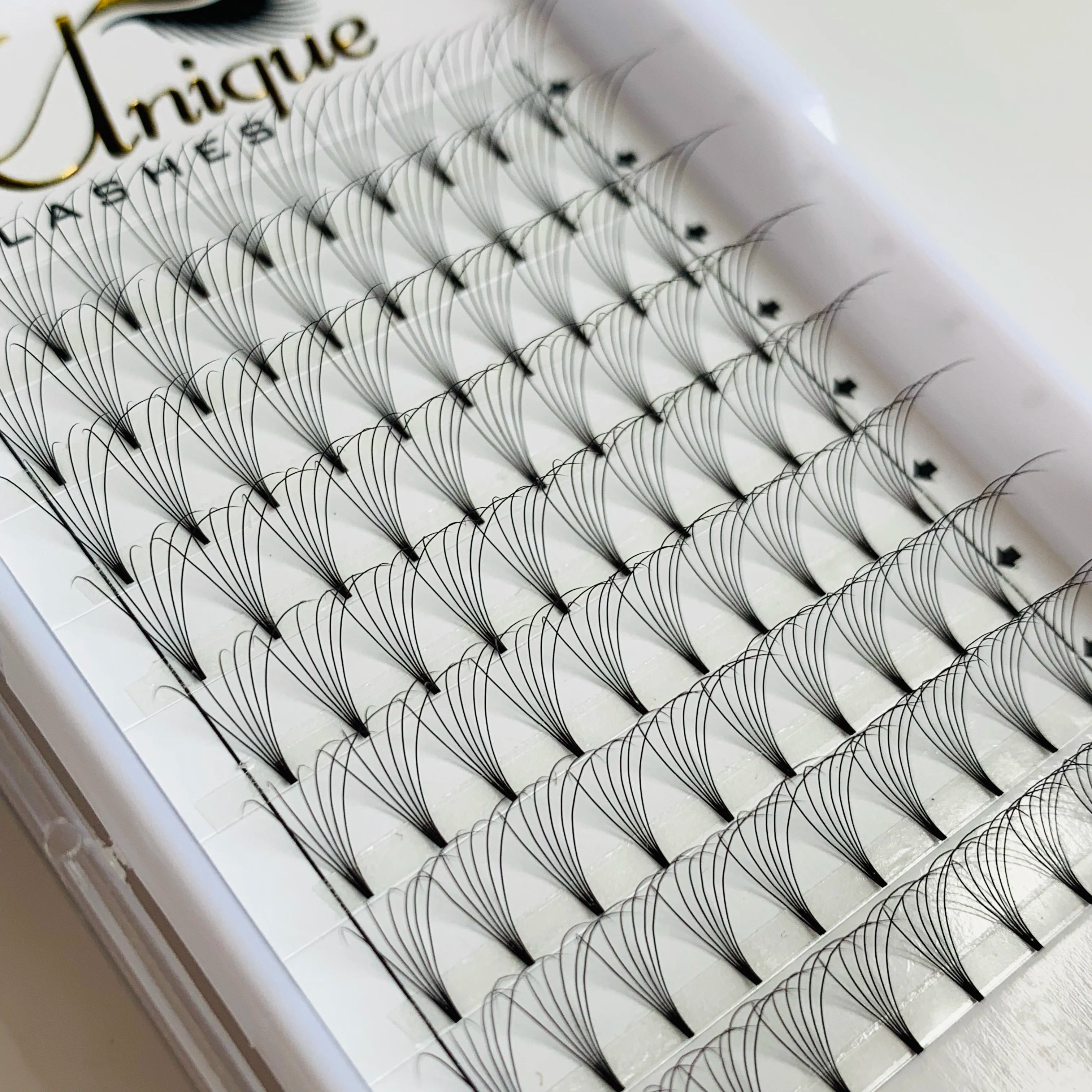 Wholesale 8-18mm Private Label Premade Fan Heat Bonded Premade Fans 5D 6D 7D Premade Lashes