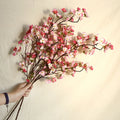 CB001 Pink Large Branches Factory Artificial Hanging Cherry Blossom Flower Branches