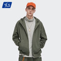 YLS 2022 Fashion Winter Premium Accept Customize Streetwear Workout Men Zipper Plain Waterproof Eco-Friendly Breathable Jacket
