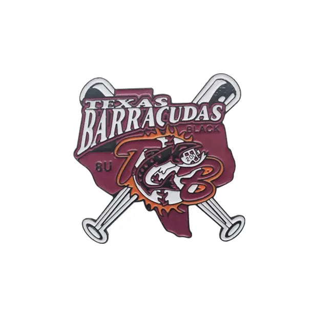 Baseball Player Baseball Bats Lapel Hat Pin Little League Hard Enamel Baseball Trading Pins