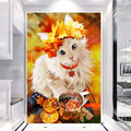 Diamond Painting Full Square/Round Maple Leaf Dog Cat Multi-Combination Embroidery Handmade Home Decoration Mosaic Creative Art