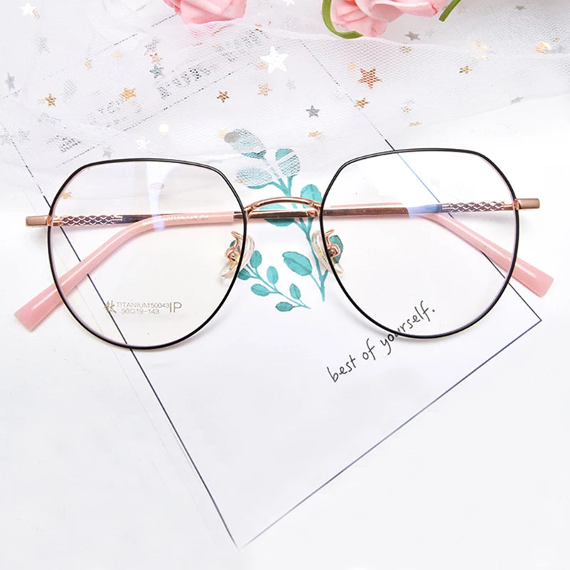 Wholesale High Quality Titanium Frame Glasses Ultralight Eye Eyeglasses Reading Glasses Men Optical Frame Eyewear