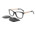 China Manufacturer Glasses Italy Design Mazchelli Optical Eyeglasses Specs Frames OEM Acetate Magnetic Clip on Sunglasses