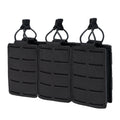 IDOGEAR Laser Cut Triple Mag Pouch 500D Nylon Camo Molle Magazine Holder Tactical Mag Pouch for 5.56mm Mags