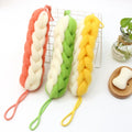Skin Exfoliating Long Stretch Back Sponge Puff Scrub Long Bath Sponge  Wholesale PE Mesh Bath Belt for Body Washing Scrubber