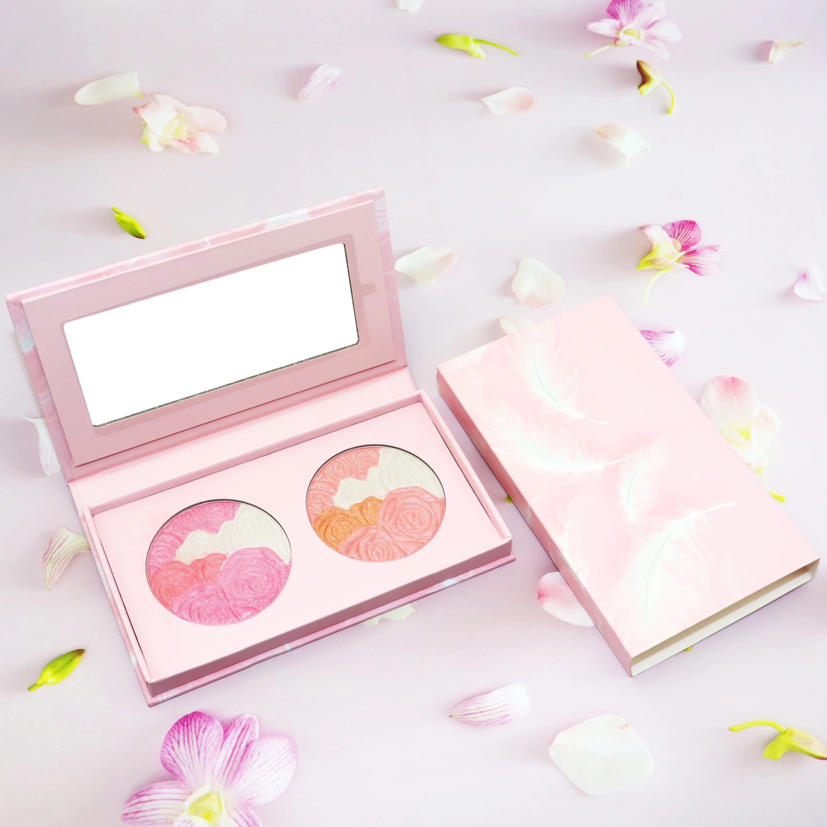Makeup Factory OEM Makeup Natural Cheek Colors Blusher Custom Color Private Label Blush Highlighter