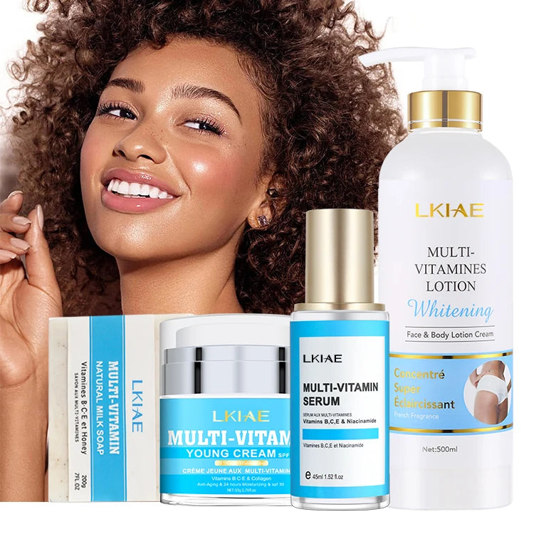 Best Private Label Luxury Skin Care Set New Arrival Best Discount Caramel Skin Lightening Caramel Skin Care Set