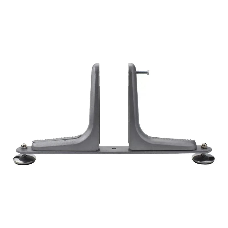 Free Standing Partition Feet Black&Silver T Leg Bracket Kit with Casters for Room Dividers and Panels