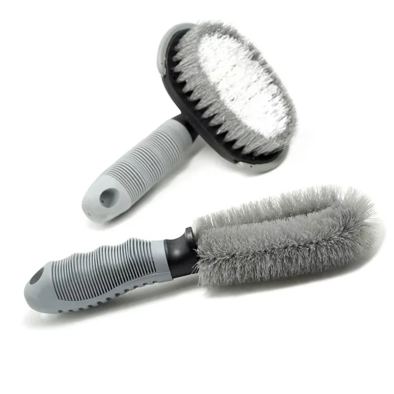 High Quality Reusable Cleaning Detailing Brush Washing Car Wheel Plastic Handle Car Wash Accessories Wheel Tyre