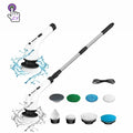 8 in 1 Cordless Home Cleaning Magic Brush Electric Spin Power Brush Floor Scrubber for Toilet Window Bathroom Cleaner