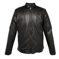Highstreet Casual Stylish Biker Black Customization Motorcycle Vegan PU Plus Size Men's Waterproof Zippered Jackets