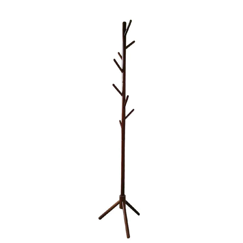 Simple Design Floor Standing Clothes Rack With Triangle Base Clothes Hanging Coat Rack Stand for Bed Room Decor