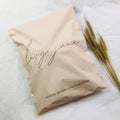 10x13inch Biodegradable Custom Print Poly Mailer Beige Peach Color Mailing Bag Envelope Plastic Packaging  Shipping Bags