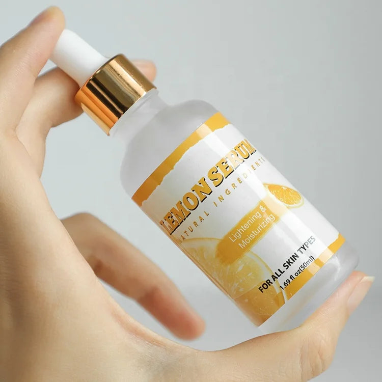 Organic Lemon Moisturizing Whitening Vitamin C Lightening Serum for Face Hyaluronic Acid Serum Brightrning Serum