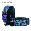 RIDERACE  Bicycle Handle Bar Tape EVA PU Colorful Anti-slip Reflective Glare Luminous Strap Toughness Race Road Bike Grip Tapes