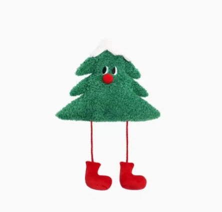 Christmas Dog Plush Toy Tree Shape Dog Cat Toys Christmas Decorations Kitten Interactive Toys for Cat Lover Filled Cat Tree