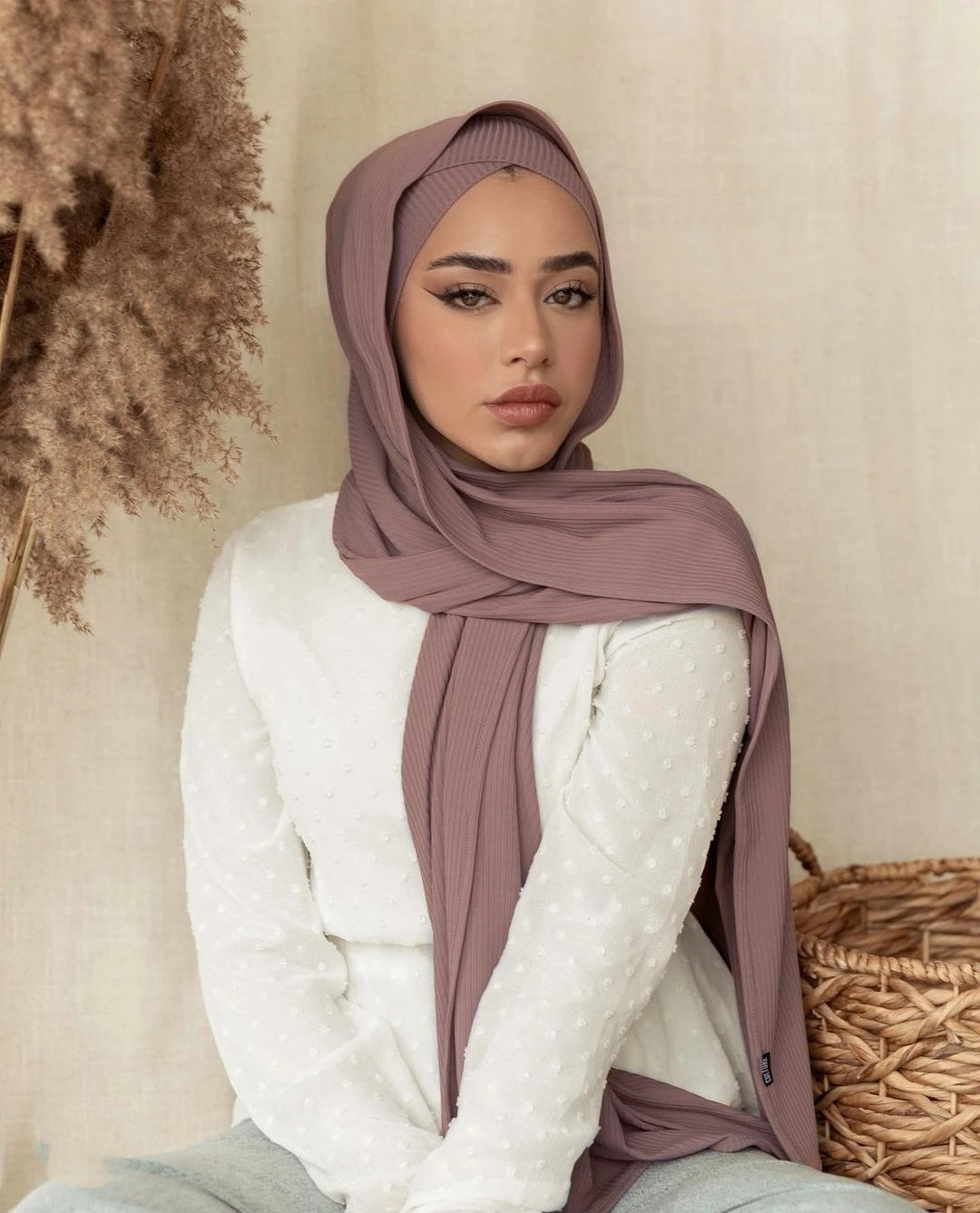 High Quality Cheap Price Factory Wholesale Ribbed Jersey Cotton Shawls Prayer Pleated Cotton Jersey  Hijab