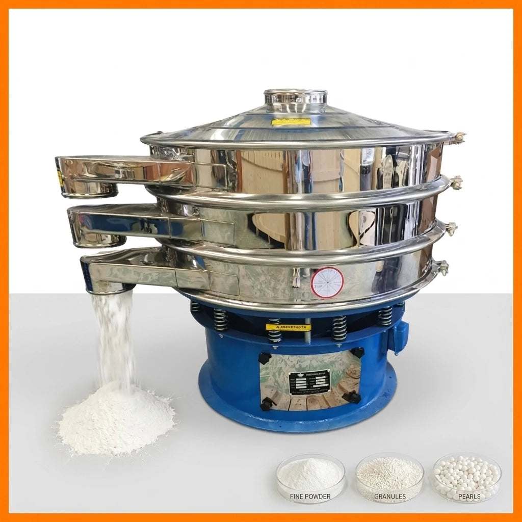 CY Circular Vibrating Sieving Machine for Almond Tapioca Flour Powder Vibrating Screen