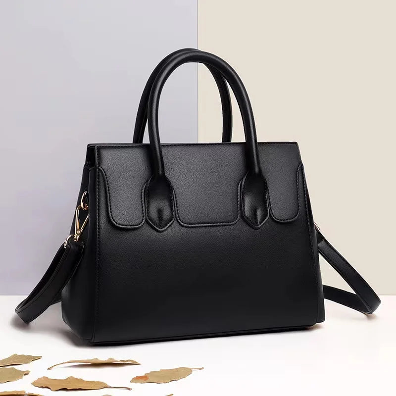 2022 Fashion Pu Ladies Hand Bags Shoulder Crossbody Tote Bag Large Capacity Leather Handbags for Women