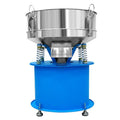 High Efficiency Rotary Vibrating Screen Machine Fine Powder Sifter Sieve Service Equipment SS304 25kg Capacity 400mm Diameter