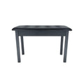 HEBIKUO B-111 Double Piano Bench Modern Musical Instrument Accessory with Storage Box