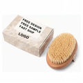 Custom Logo Soft Bristles Body Brush for Gentle Exfoliating Detoxifying Skin Care Suitable for All Skin Types Daily Bath Tool