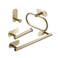 High Quality 5-Piece Metal Wall Mount Bathroom Accessories Set with Towel Bar Storage & Organizer for Hotel & Home Use