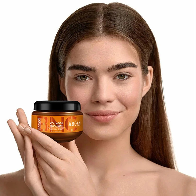 Wholesale OEM ODM Deeply Repairs Keratin Hair Treatment Argan Oil Hydrating Karseell Hair Mask