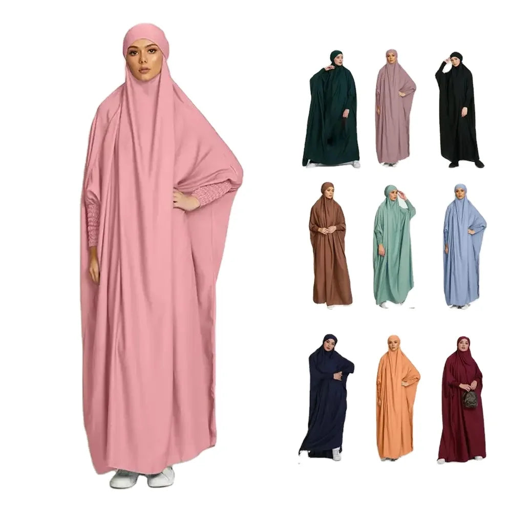 L0033 Wholesale Prayer Women Full Cover Dress Plus Size Abaya Middle East Turkey Clothes Robe Femme