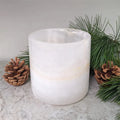 Luxury Modern Style Wedding Home Decoration Christmas Gift Logo Printing Customized White Green Pink Onyx Candle Jar With Lid