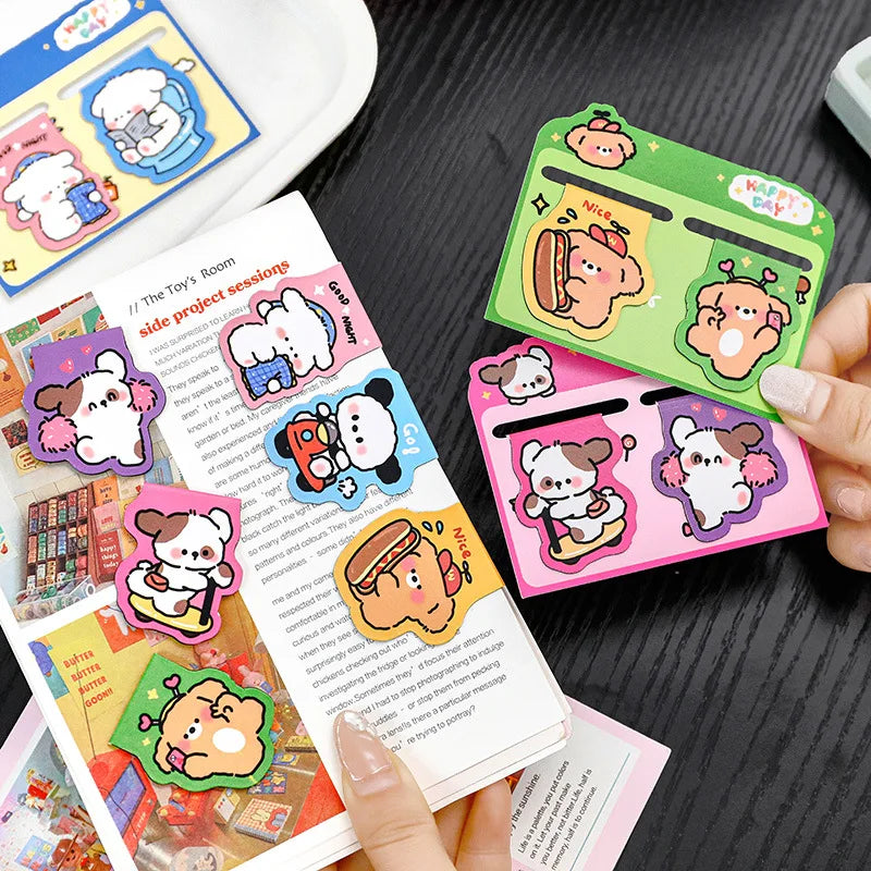School Study Book Reading Clip Mini Cartoon Cute Magnetic Bookmark for Kids