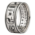 Patten Men Women Finger Tail / Pendant Ring Fashion Wedding Bandswedding Bands 925 Silver Europe and America Popular Black