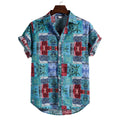Custom Logo Design Sublimation Print Beach Wear Quick Dry Satin Polyester Button Down Collar Short Sleeves Men's Hawaiian Shirt
