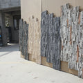 Modern Cultural Lightweight PU Stone City Wall Decoration Easy Installation Exterior Big Slab Form Waterproof Flame Retardant