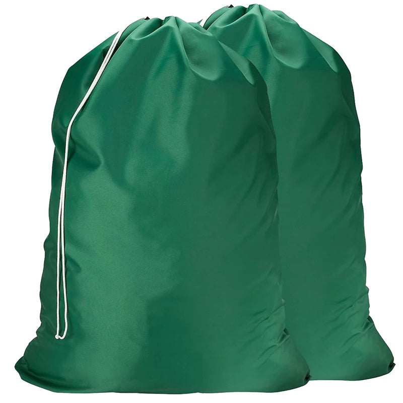 Multi Colors Foldable Extra Large 30x40 Inch Drawstring Nylon Laundry Travel Washing Clothes Storage Bags