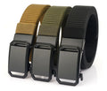High Strength 3.8cm Ratchet Belt for Men and Women's Casual Webbing Belt for Jeans Pants - Adjustable Belt With Slide Buckle