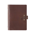 AIGUONIU Rustic Genuine Leather A5 Planner Notebook Spiral Diary Binder Journal Sketchbook Agenda Loose-leaf Binding Stationery